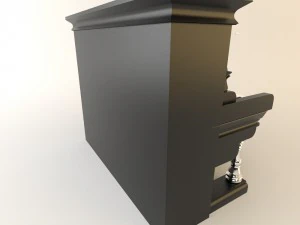 pianoforte verticale Modello 3D