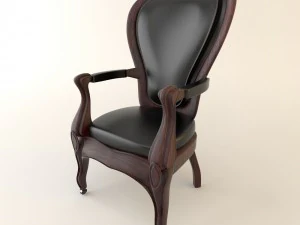 poltrona d'epoca Modello 3D