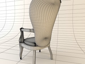 vintage armchair Modèle 3D
