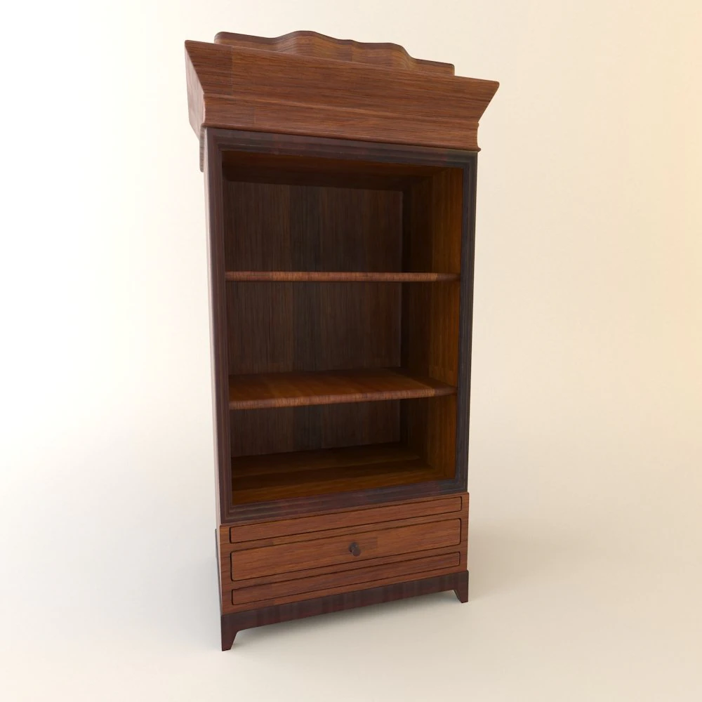 wardrobe 3D Model .c4d .max .obj .3ds .fbx .stl .blend 