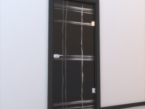 glass door standart 001 3D Model