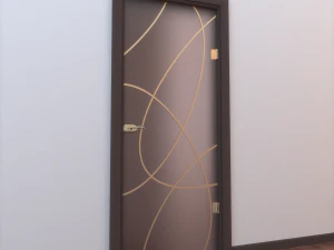 glass door standart 002 3D Model