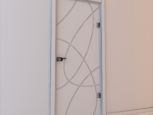 glass door standart 002 3D मॉडल