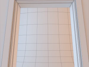 glass door standart 002 3D Model