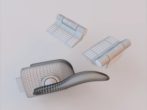 glass door standart 002 3D Model