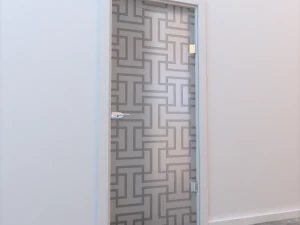 porta de vidro padr&atilde;o 004 Modelo 3D