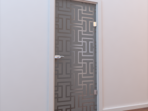 glass door standart 004 3D Model