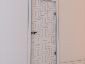 glass door standart 004 3D Model