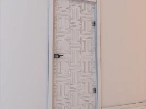 glass door standart 004 3D Model