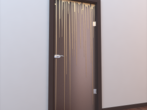 glass door standart 006 Modèle 3D