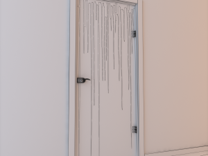 glass door standart 006 Modèle 3D