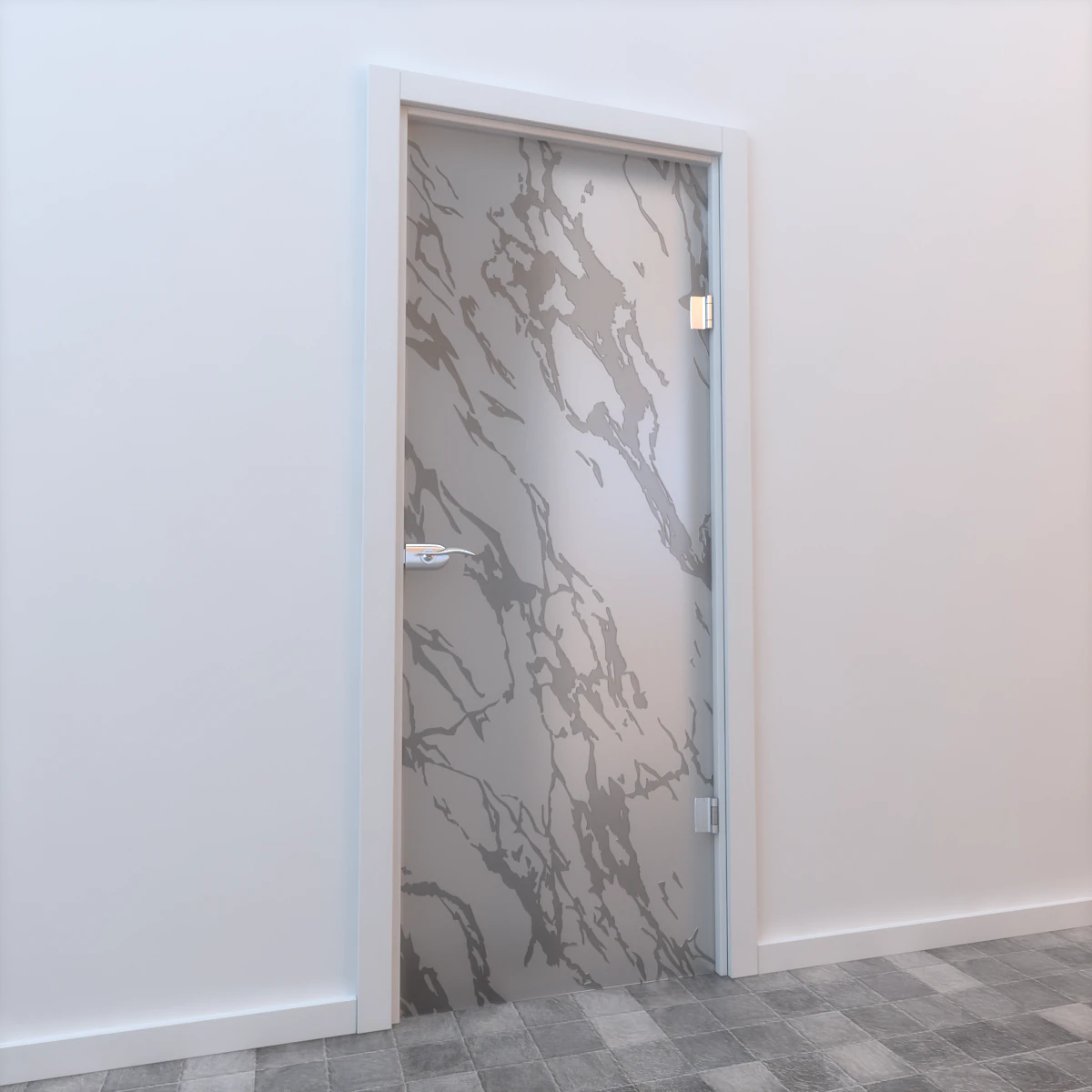 glass door standart 007 3D Model .c4d .max .obj .3ds .fbx .stl .blend