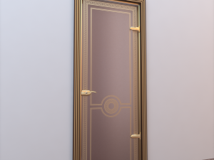 glass door standart 009 3D Model
