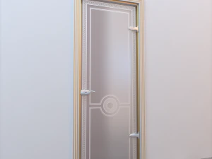 glass door standart 009 3D Model