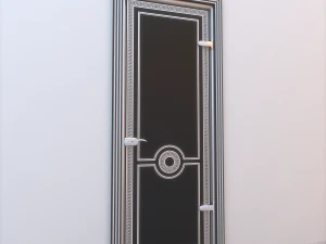 glass door standart 009 3D Model
