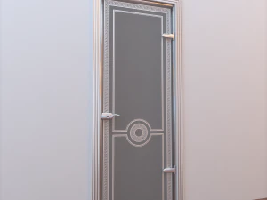 glass door standart 009 3D Model