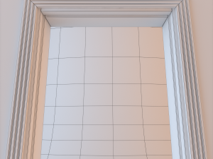 glass door standart 009 Modèle 3D