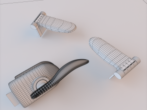 glass door standart 009 Modèle 3D