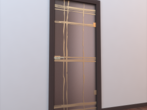 glass door monoblock 001 3D Model