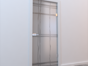 glass door monoblock 001 3D 模型