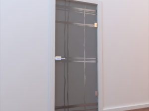 glass door monoblock 001 3D 模型