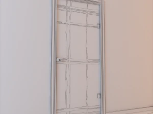 glass door monoblock 001 3D Model
