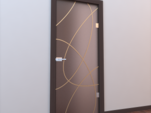 glass door monoblock 002 3D Model