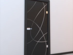 glass door monoblock 002 3D Model