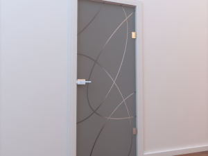 glass door monoblock 002 3D Модель