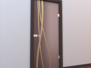 glass door monoblock 003 3D Model