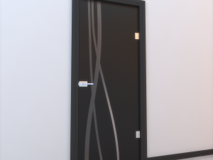glass door monoblock 003 Modèle 3D