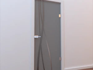 glass door monoblock 003 3D Model