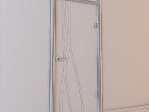 glass door monoblock 003 3D Model