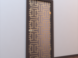 glass door monoblock 004 3D Model