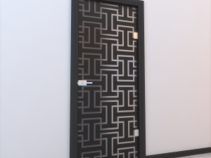 glass door monoblock 004 3D Model
