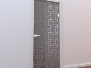 glass door monoblock 004 3D Model