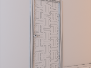 glass door monoblock 004 3D Model