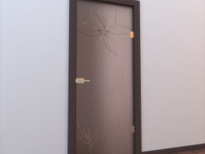 glass door monoblock 005 3D Model
