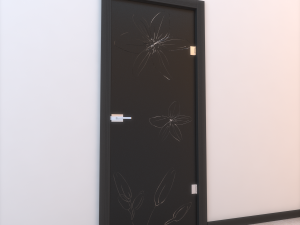 glass door monoblock 005 3D Модель