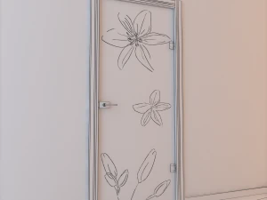 glass door monoblock 005 3D Model