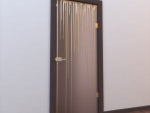 glass door monoblock 006 3D Model