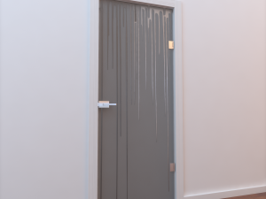 glass door monoblock 006 Modelo 3D