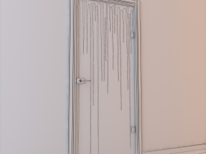 glass door monoblock 006 Modelo 3D