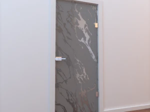 glass door monoblock 007 3D Model