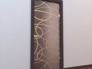 glass door monoblock 008 3D Model