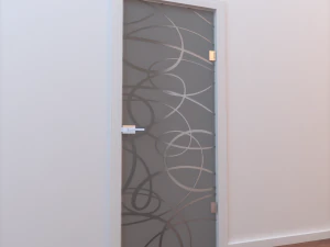glass door monoblock 008 3D Model