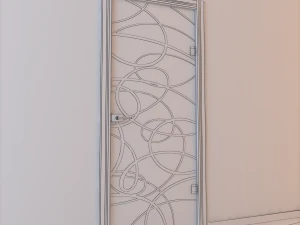 glass door monoblock 008 3D Model