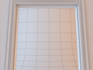 glass door monoblock 008 Model 3D