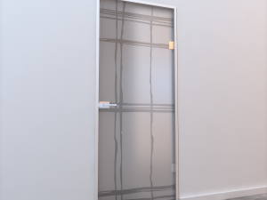 glass door z 001 3D 模型