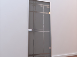glass door z 001 3D 模型